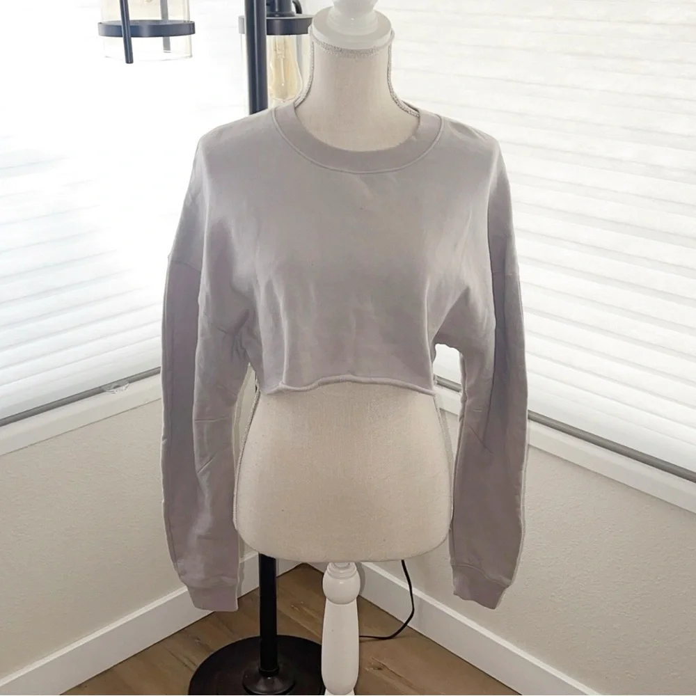 ALO Yoga Washed Extreme Cropped Pullover